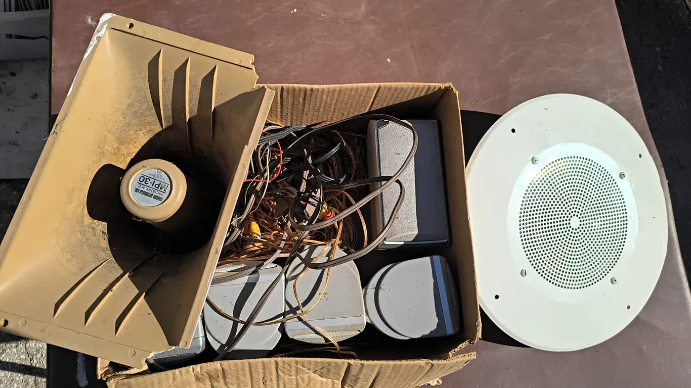 Vintage Various Speakers