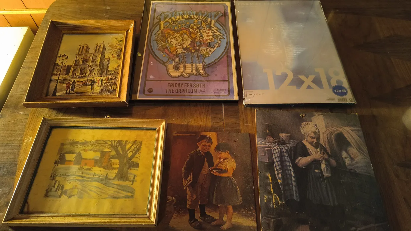 Vintage Art & Concert Poster Framed Wood Prints Runaway Girl Orpheum