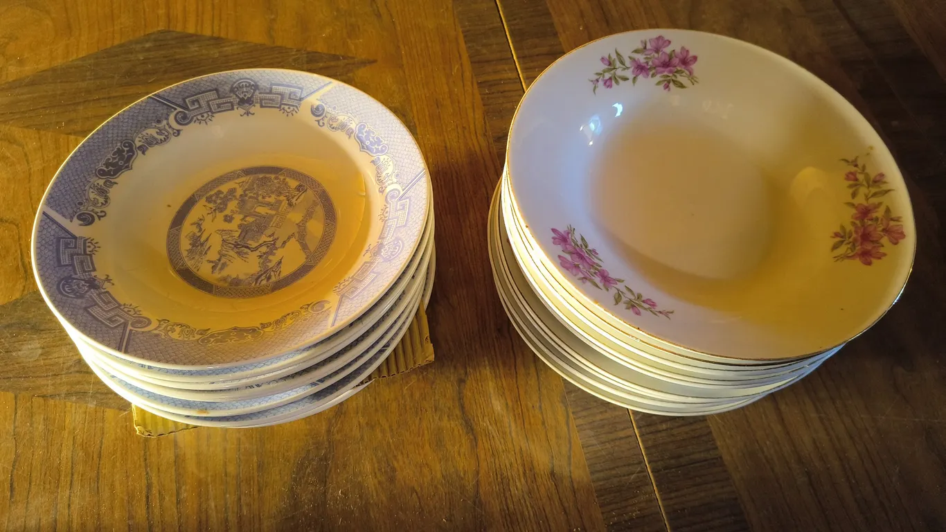 Vintage China Tableware Bowls Lot