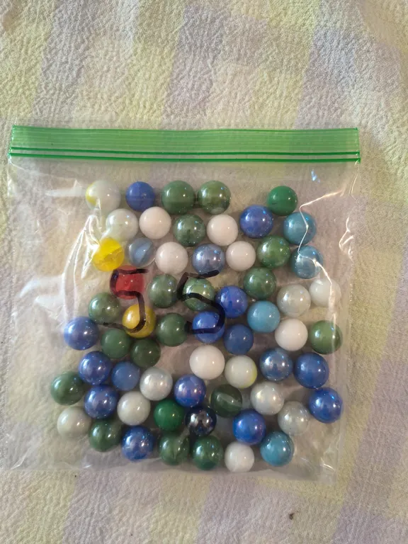 55 Various Marbles