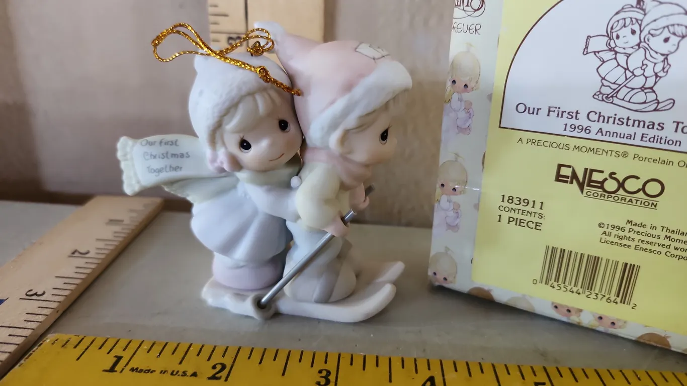 1996 Precious Moments "Our First Christmas Together" Figure