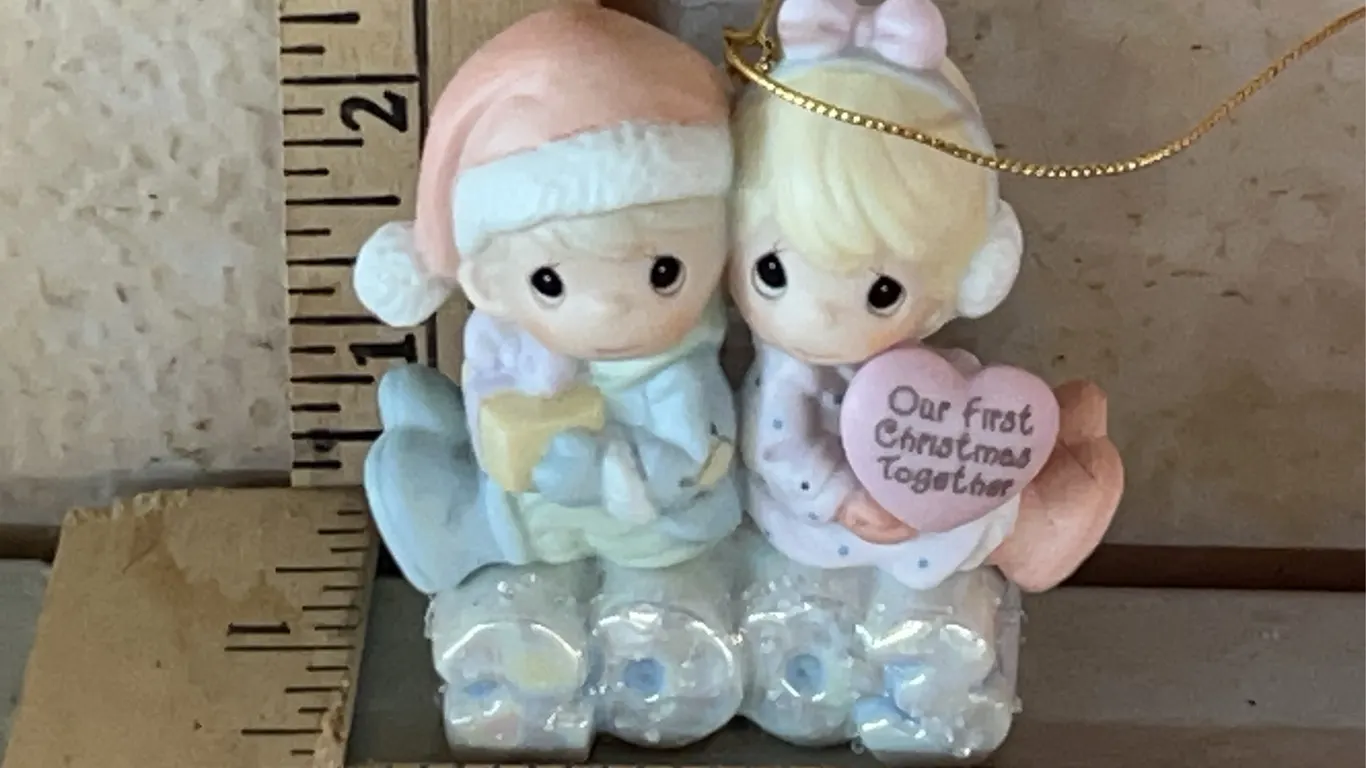 2003 Precious Moments "Our First Christmas Together" Ornament