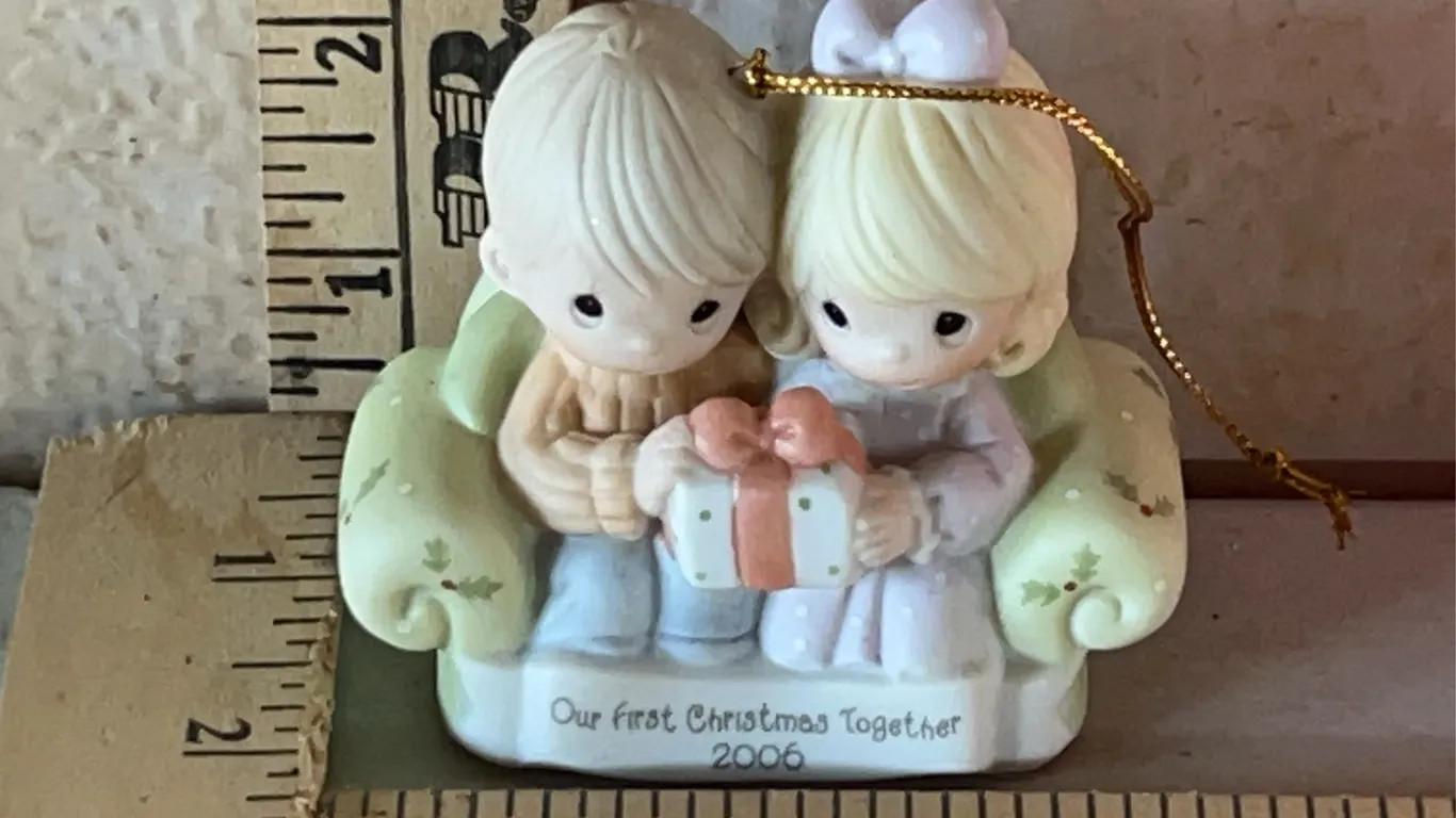 2006 Precious Moments "Our First Christmas Together" Ornament