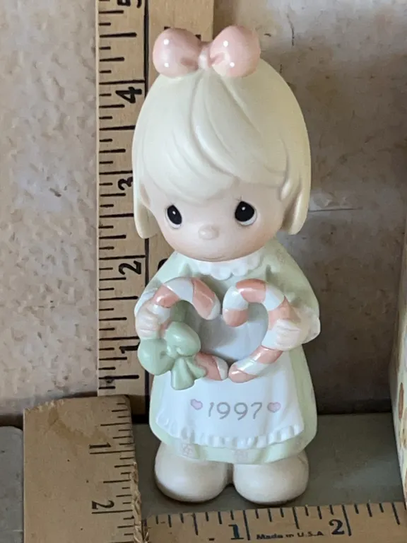 1997 Precious Moments "Cane You Join Us For A Merry Christmas" Figure