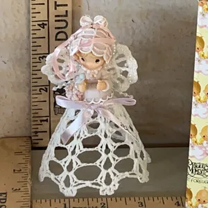 2003 Precious Moments Girl & Bird Ornament
