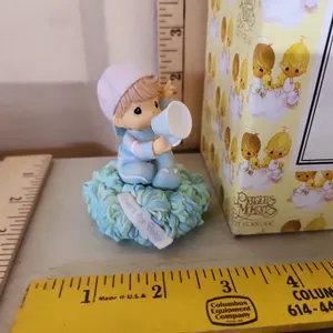 2003 Precious Moments Boy W/Megaphone Figure