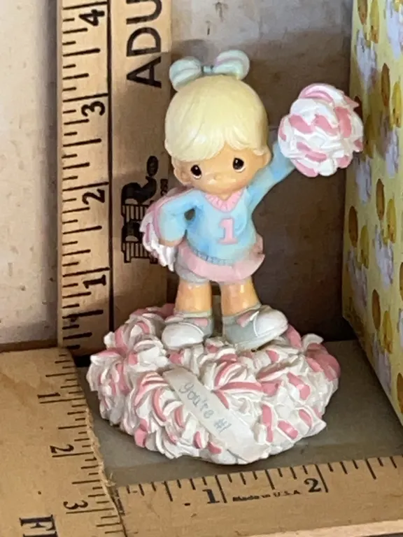 2003 Precious Moments Girl Cheerleader Figure