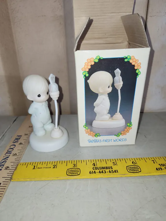 1992 Precious Moments "Baby's First Words" Figure In Box