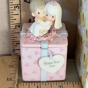 1999 Precious Moments "Bless You 2" Trinket Box