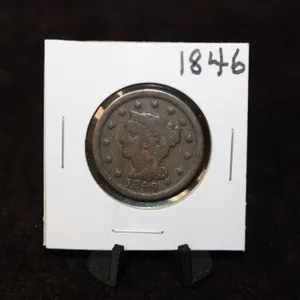 1846 U.S. Liberty Hair Large Cent