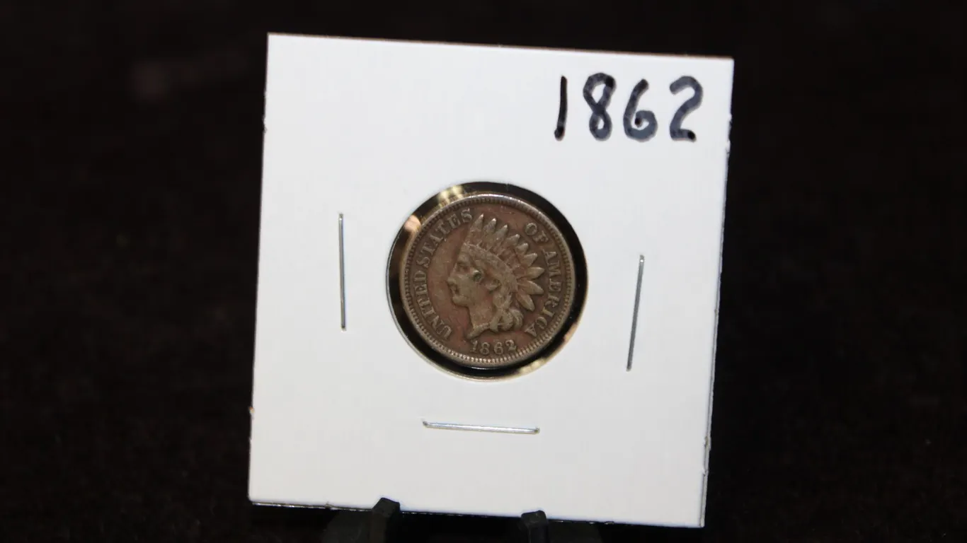 1862 U.S. Indian Head Cent