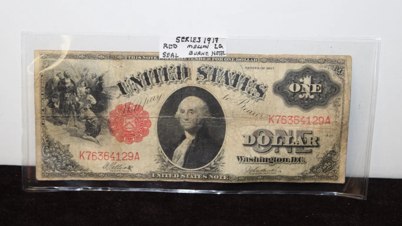 1917 U.S. One Dollar Note