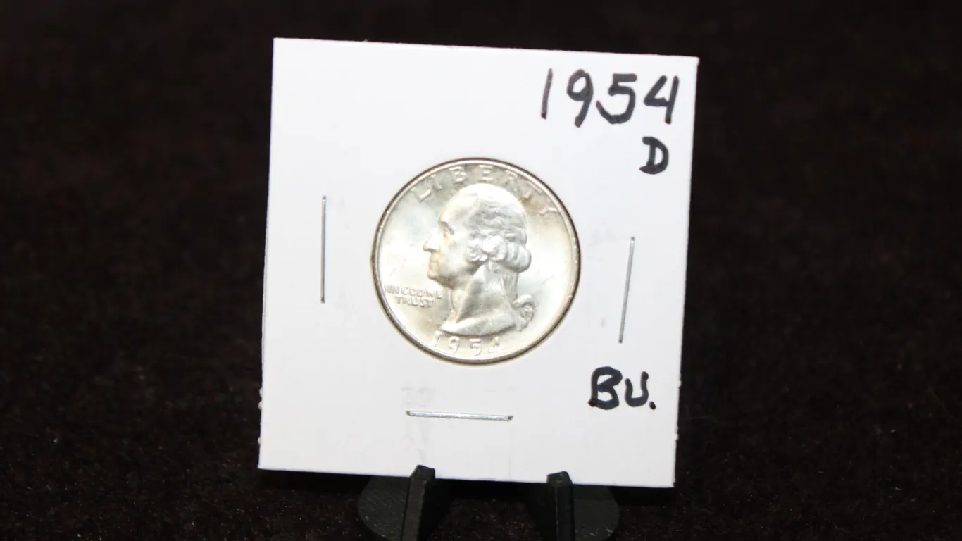 1954-D U.S. Silver Washington Quarter