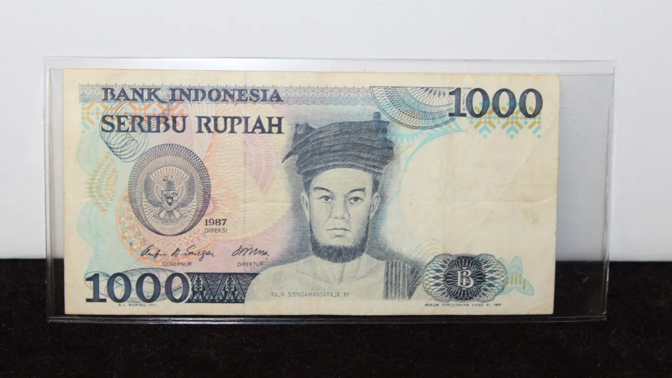 1987 Indonesian 1000 Seribu Rupiah Note
