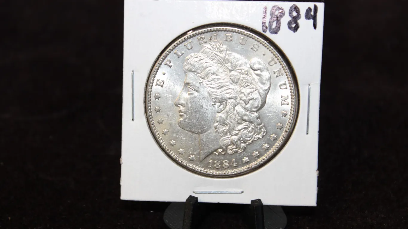 1884 U.S. Morgan Silver Dollar