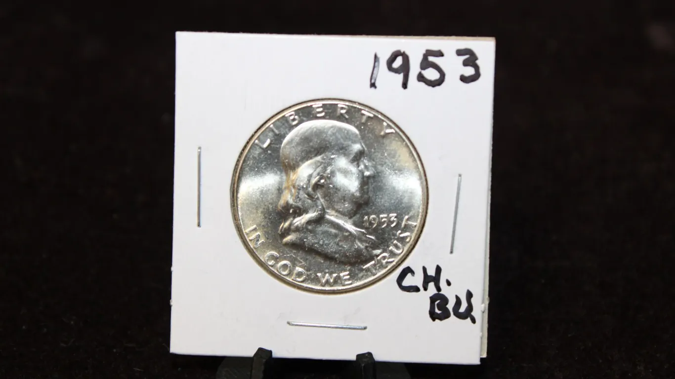 1953 U.S. Silver Franklin Half Dollar