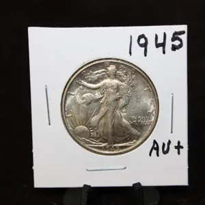 1945 U.S. Silver Walking Liberty Half Dollar