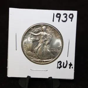 1939 U.S. Silver Walking Liberty Half Dollar