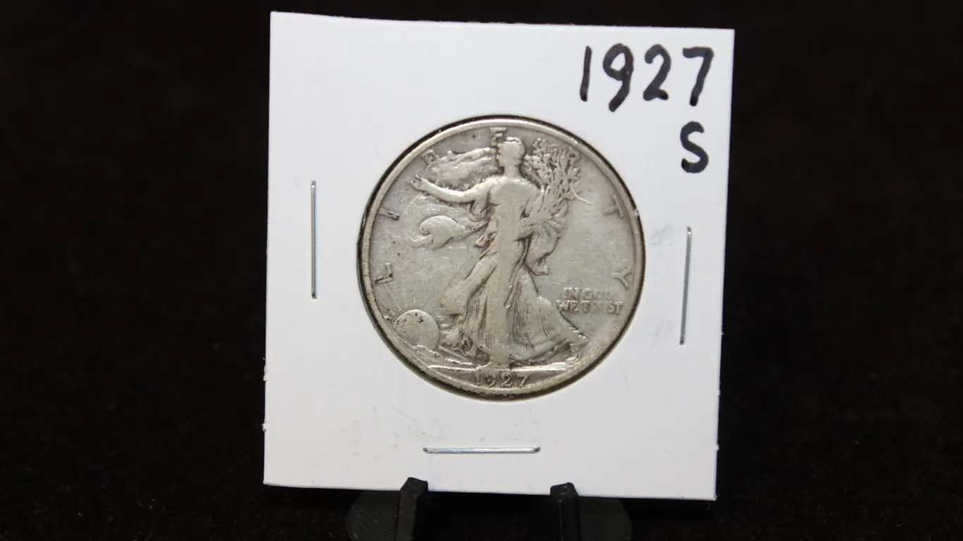 1927-S U.S. Silver Walking Liberty Half Dollar