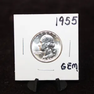 1955 U.S. Silver Washington Quarter
