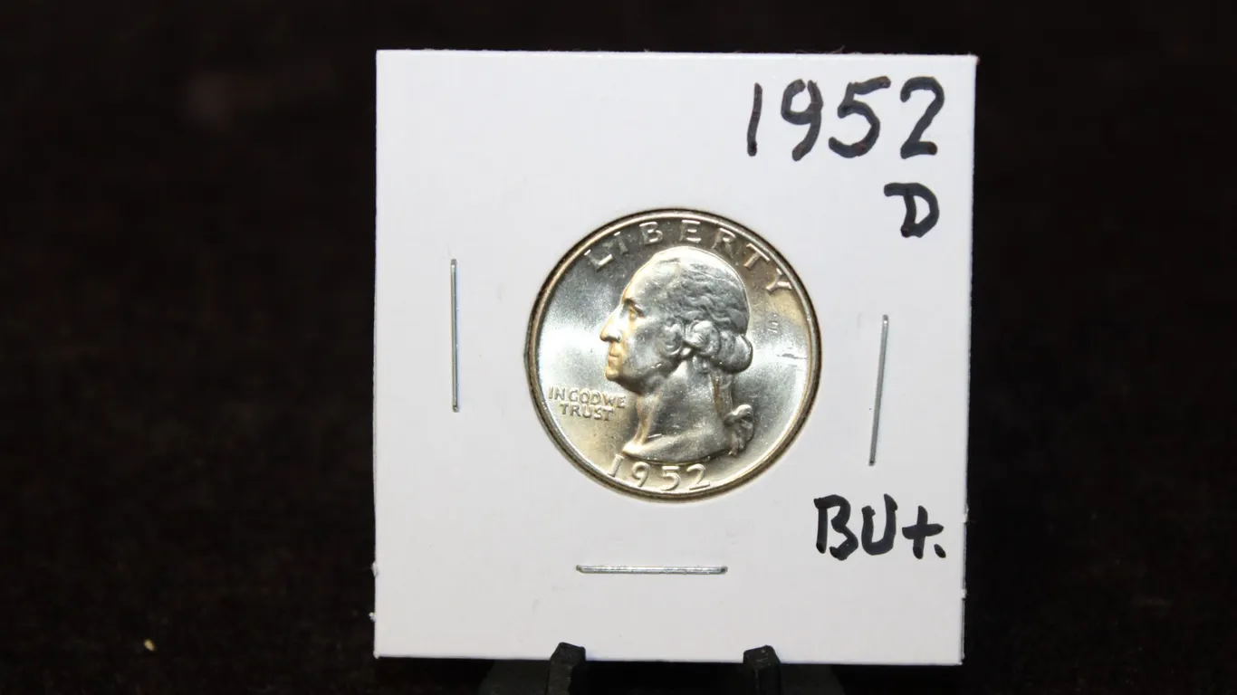 1952-D U.S. Silver Washington Quarter