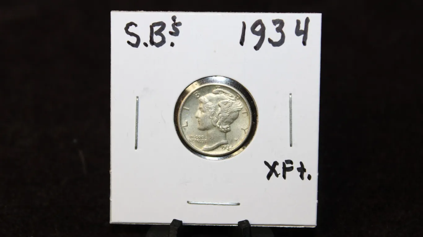 1934 U.S. Mercury Silver Dime