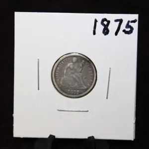 1875 U.S. Seated Liberty Silver Dime