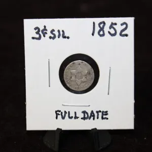 1852 U.S. Silver Three Cent