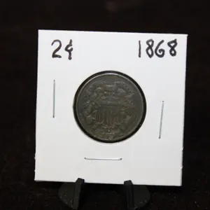 1868 U.S. Shield  Two Cents