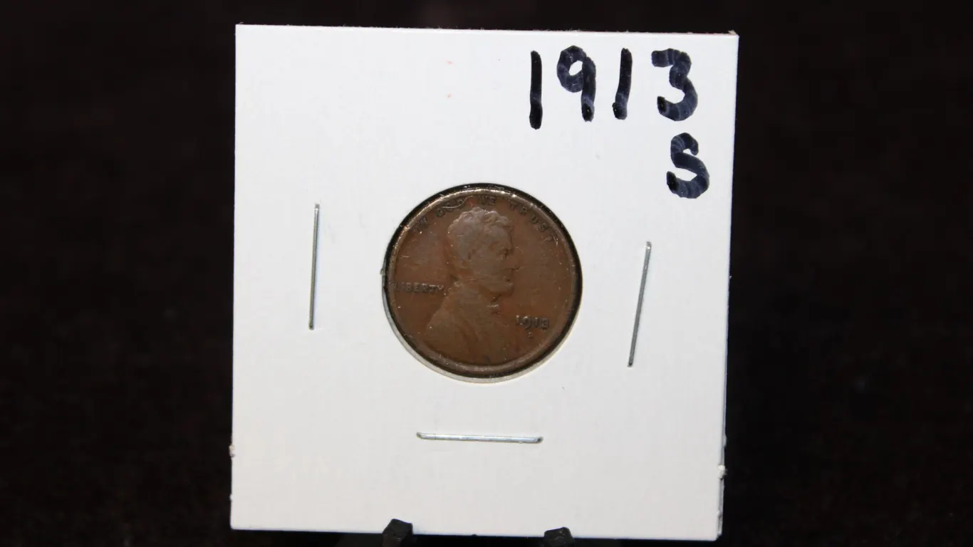 1913-S U.S. Lincoln Wheat Cent