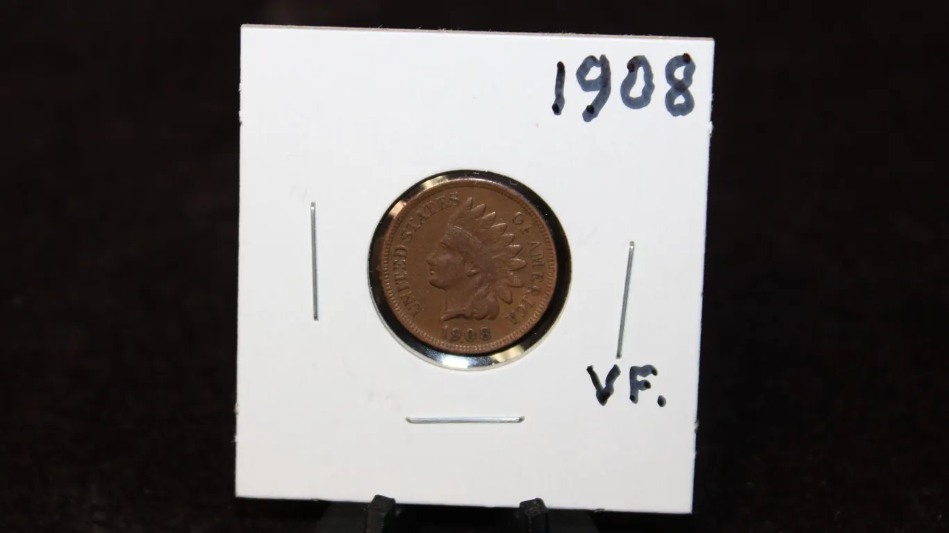 1908 U.S. Indian Head Cent
