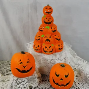Lighted Pumpkins