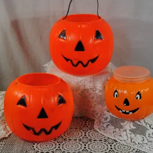 Blow Mold Pumpkin Pails