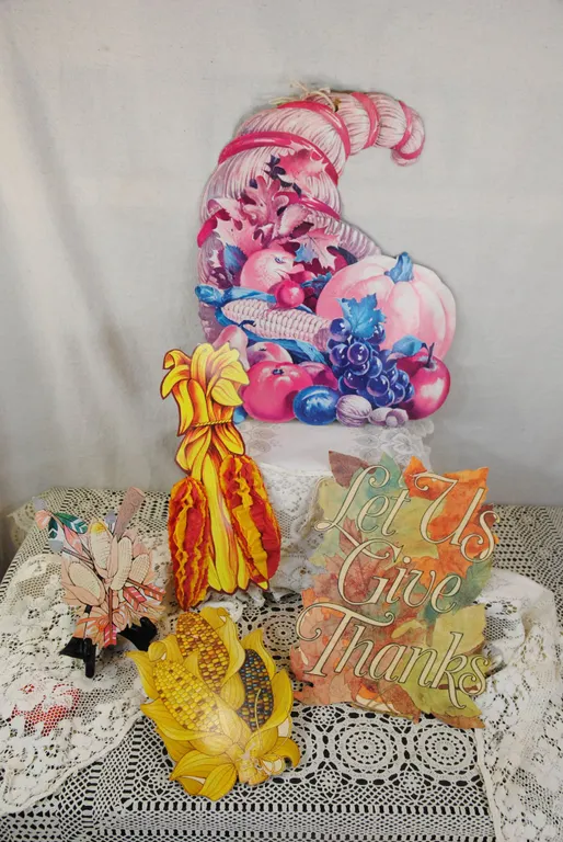 Vintage Die-Cut Decorations