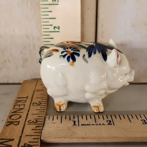 Vintage Japan Ceramic Pig Bank