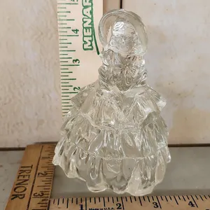 Vintage Glass Woman Figure