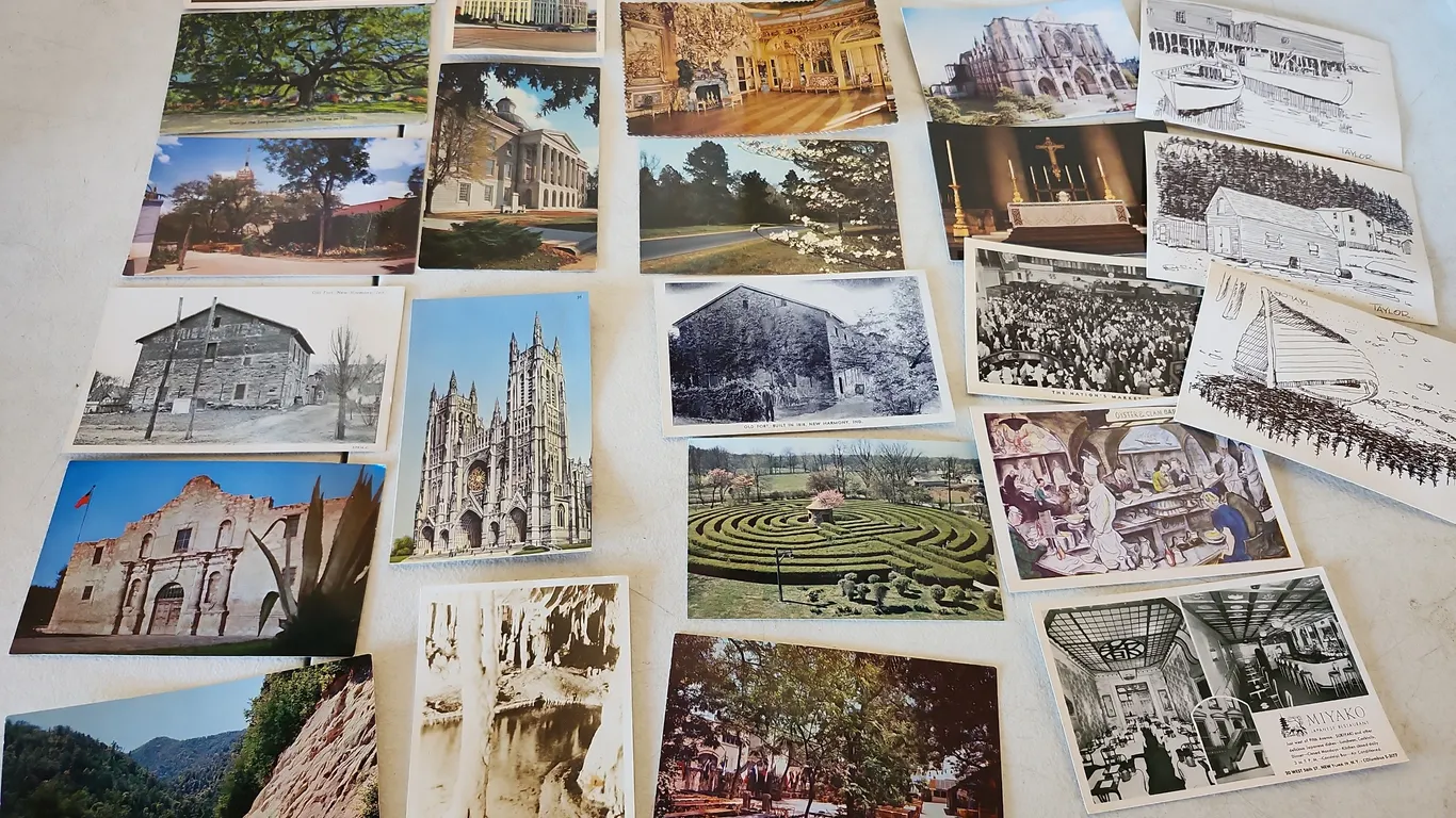 25 Vintage Postcards, See Photos