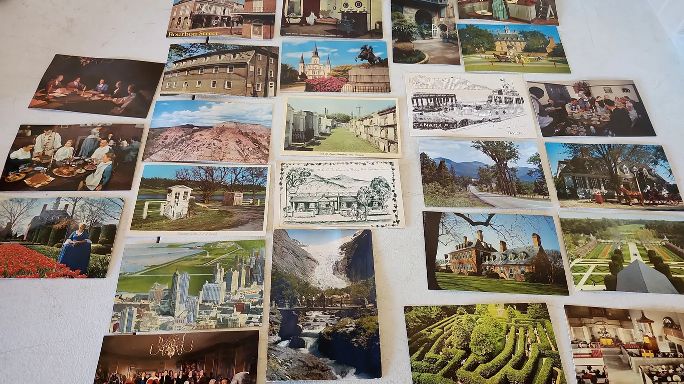 25 Vintage Postcards, See Photos