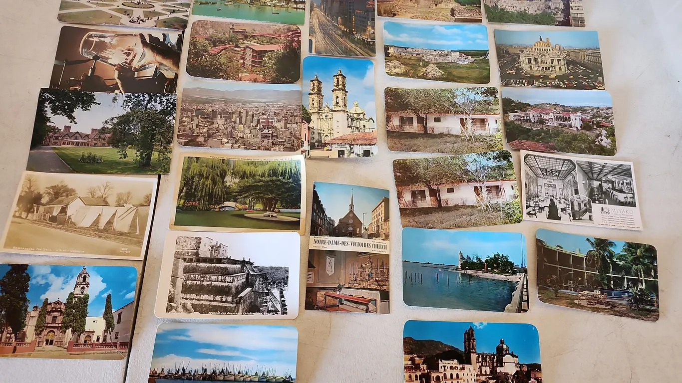 25 Vintage Postcards, See Photos