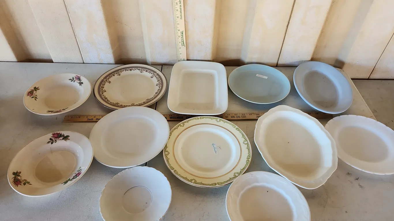 Assorted Vintage Plates, Plates, & Bowls-See Photos For Markings