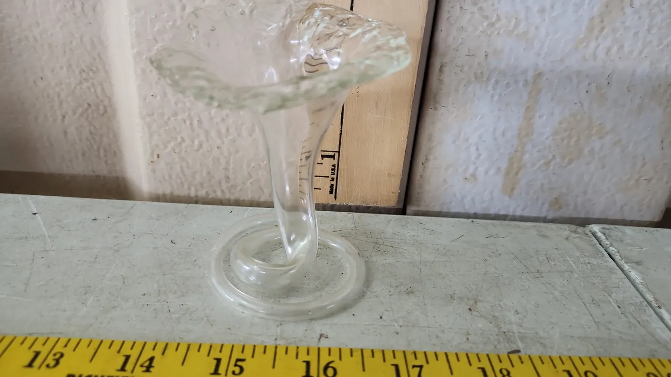 Vintage Hand Blown Glass Vase