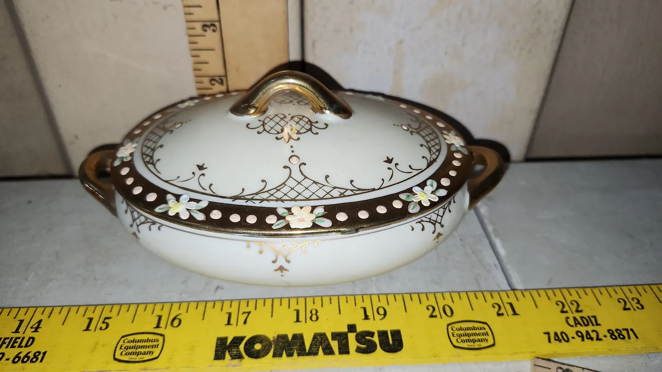 Vintage Lenwile China Ardalt Japan Sugar/Trinket Dish