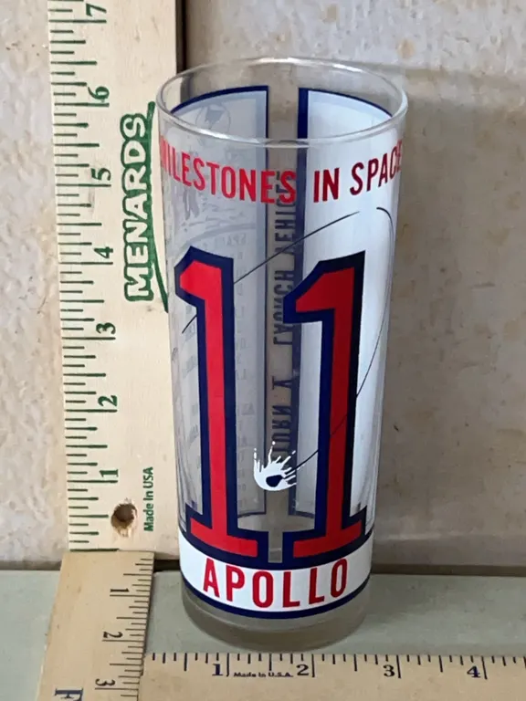 Apollo Milestones In Space Glass