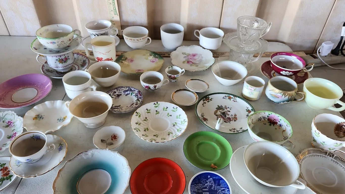 Assorted Tea Cups & Saucers