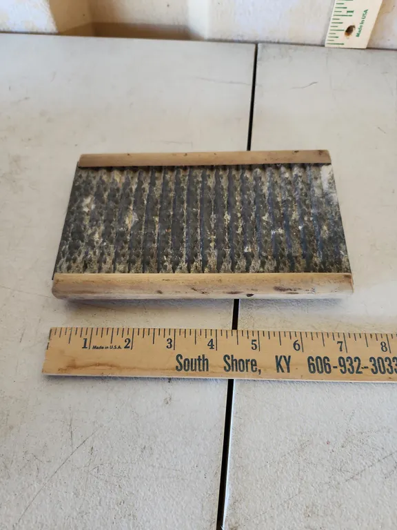 Antique Washboard For Silk Hosiery Indianapolis, Ind. 7.25"X4.5"