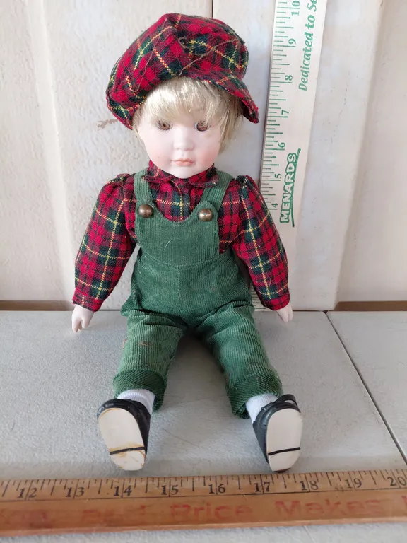 Vintage Heritage Mint Happy Memories Toddler Collection Adam Porcelain Doll