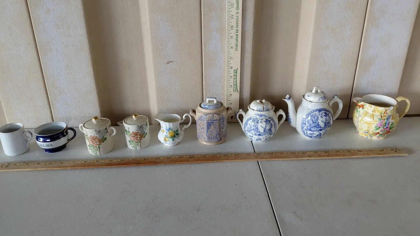Vintage Sugars & Creamers, Some Have Damage