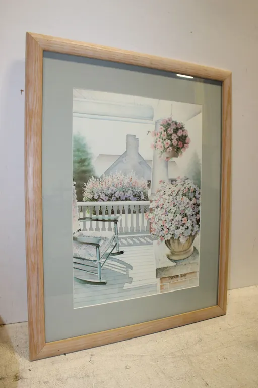 Porch Garden Print