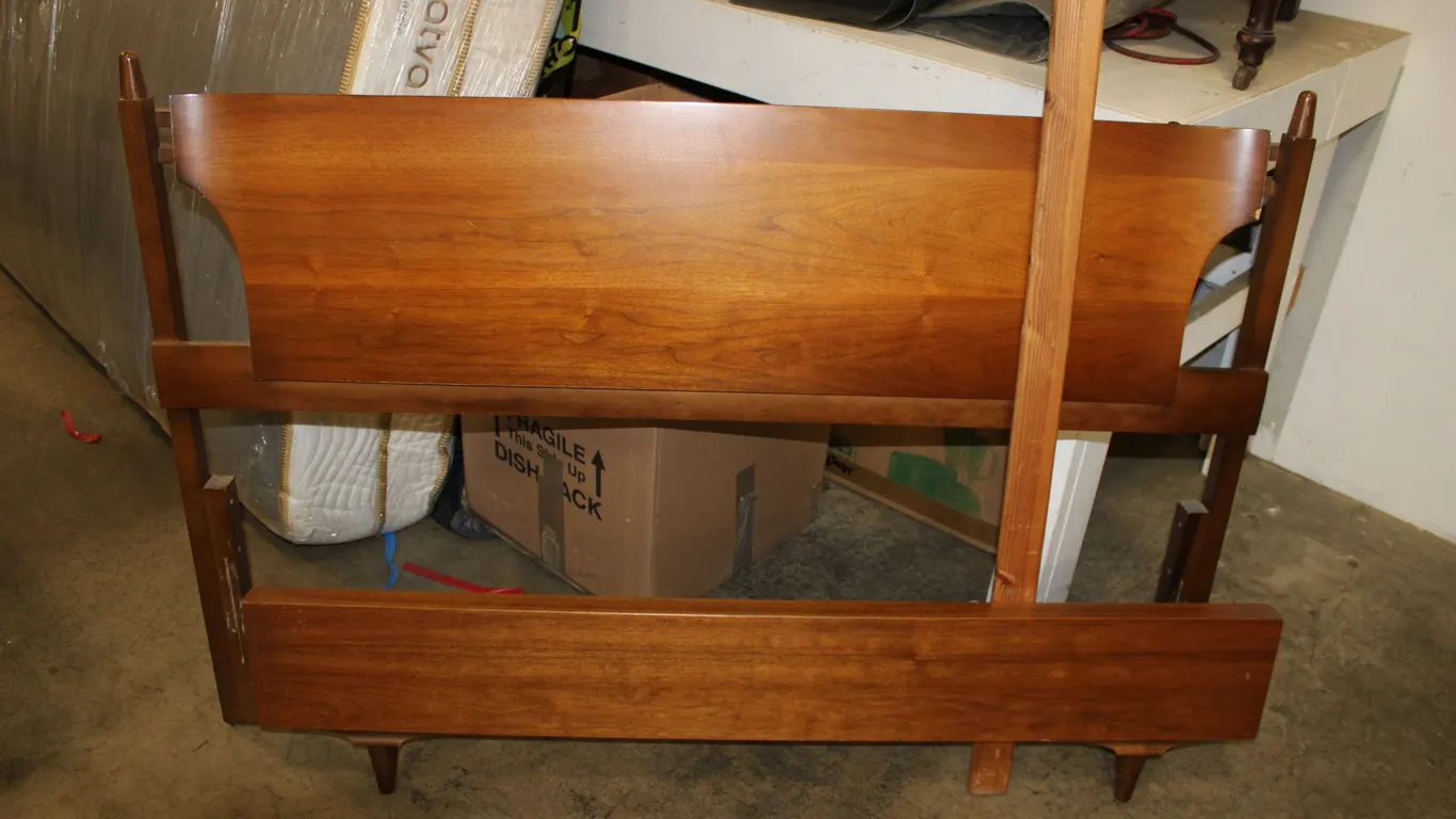 MCM Wood Bed Frame
