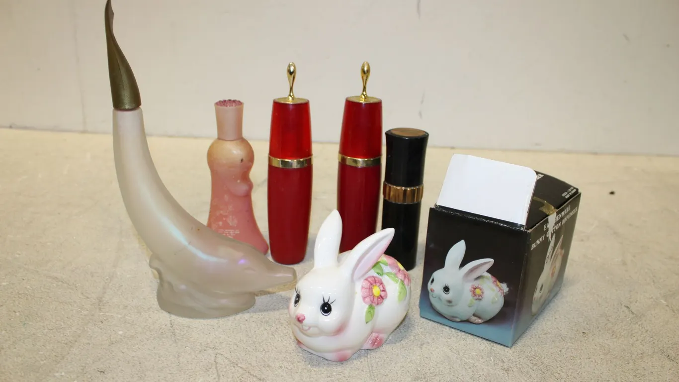 Perfume Bottles & Bunny